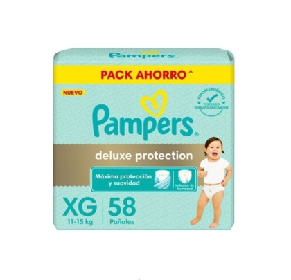 PAÑAL PAMPERS DELUXE PROT XG 58