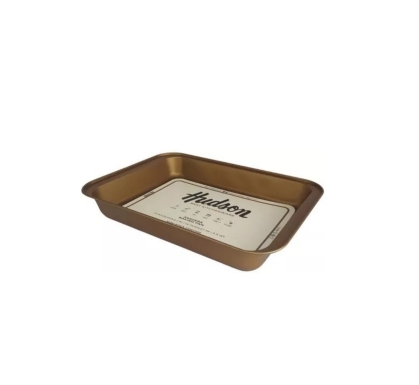 ASADERA TEFLON COBRE RECTANGULAR 34 X 24