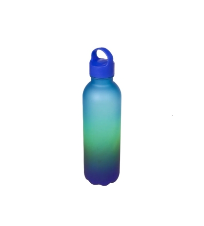 BOTELLA ACRILICO GARRAFA AZUL ROSCA 600 ML 