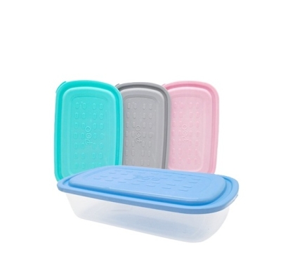 HERMETICO PLASTICO RECTANGULAR BH 0.6 LT 