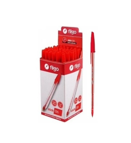 BOLIGRAFO STICK MEDIO ROJO