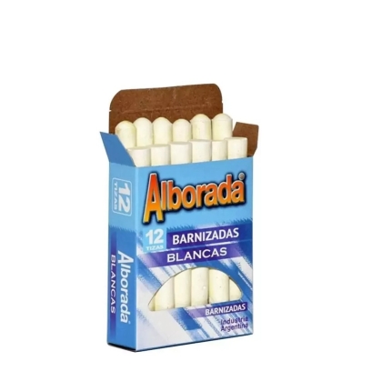 TIZA BLANCA ALBO X 12