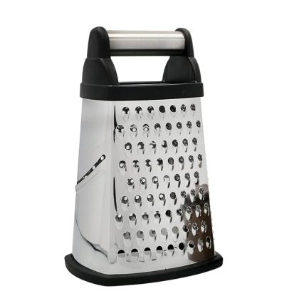 RALLADOR ACERO 4 CARAS BASE GOMA