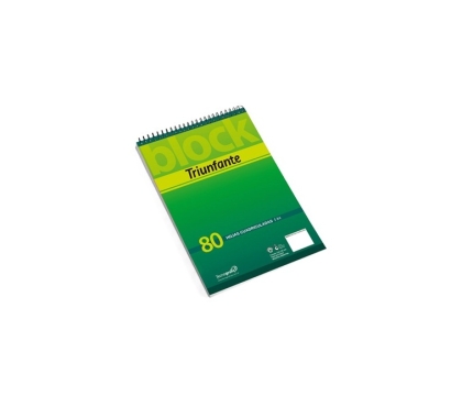 ANOTADOR A6 ESPIRAL CUADRI 80 HOJAS 
