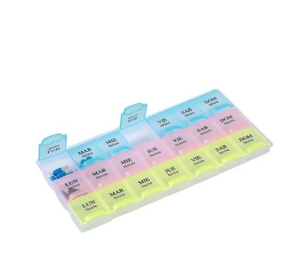 PASTILLERO PLASTICO SEMANAL 3 NIVEL
