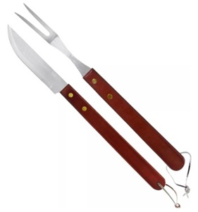 JUEGO CUCHILLO + TENEDOR ASADO 