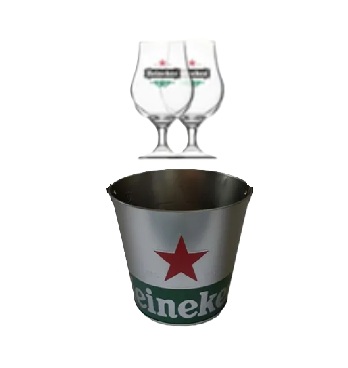 COMBO HEINEKEN FRAPERA + 2 COPA 