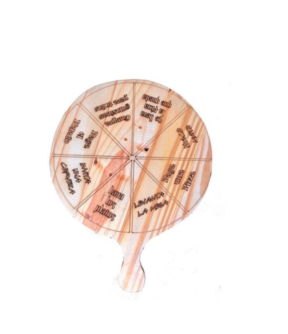 PIZZERA MADERA MANGO 40 CM