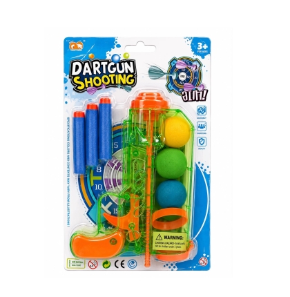 PISTOLA LANZADOR BOLA DARDOS