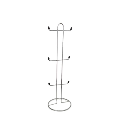 PORTA TAZA VERTICAL CROMADO X 4