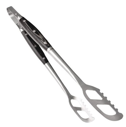PINZA ACERO PARRILLERO M/MADERA 46 CM 