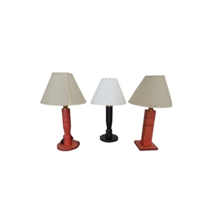 VELADOR BASE MADERA 