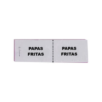 TALONARIO BAR PAPA FRITAS