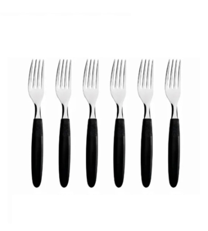 TENEDOR PLASTICO NEW COLOR B X 6