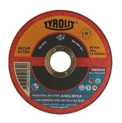 DISCO ACERO 114
