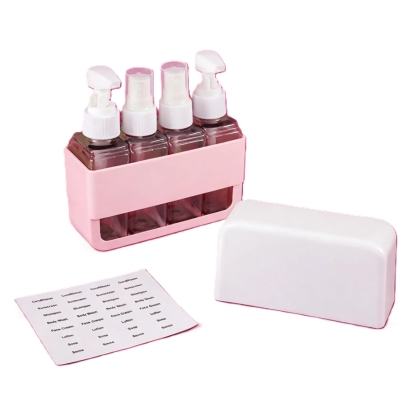 SET BOTELLA PLASTICA MINI VIAJES