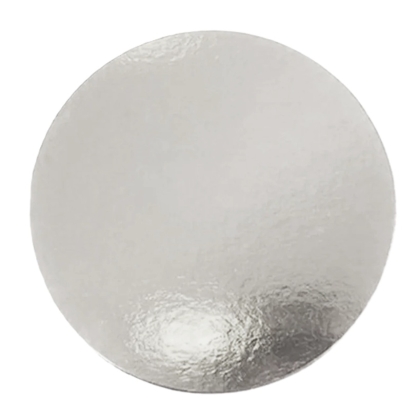 DISCO BASE LAMINADO PLATA 28 CM X UNIDA