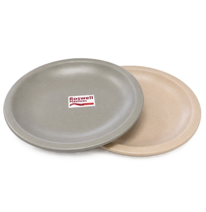 PLATO PLASTICO ARENA/CEMENTO PLAYO 26 CM