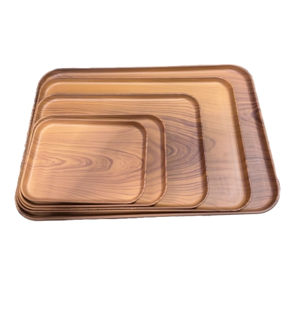 SET X 5 BANDEJA MELAMINA RECTANGULAR