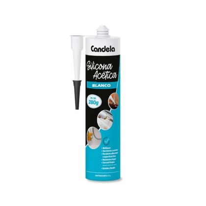 SELLADOR SILICONA ACETICO BLANCO 280 ML