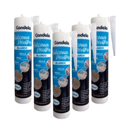 SELLADOR SILICONA NEUTRA BLANCO 280 ML