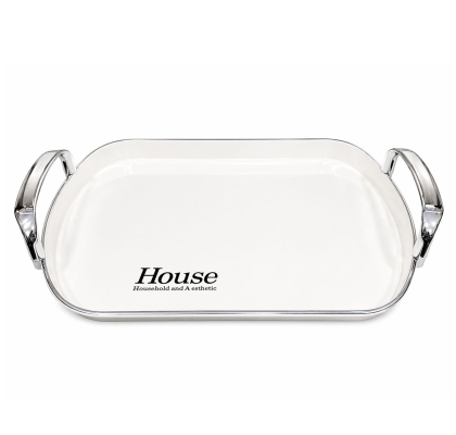 BANDEJA PLASTICA OVALADA 32 X 22 CM