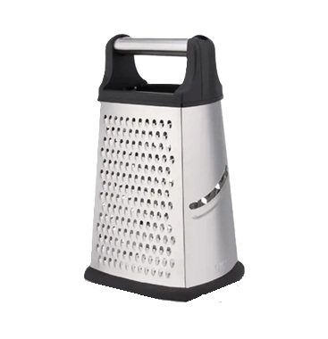 RALLADOR ACERO 4 CARAS BASE GOMA