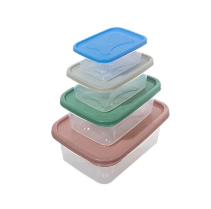 HERMETICO PLASTICO RECTANGULAR X 4 