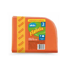 FRANELA NARANJA 28 X 38 X 3 UNIDAD