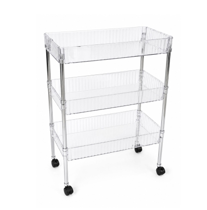 ORGANIZADOR ACRILICO 3 NIVEL 16 X 14 X 42 CM
