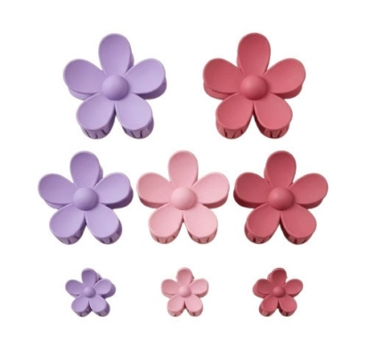BROCHE CABELLO FLOR X 3