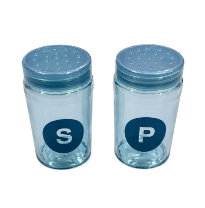 SALERO PIMENTERO PLASTICO IMPRESO