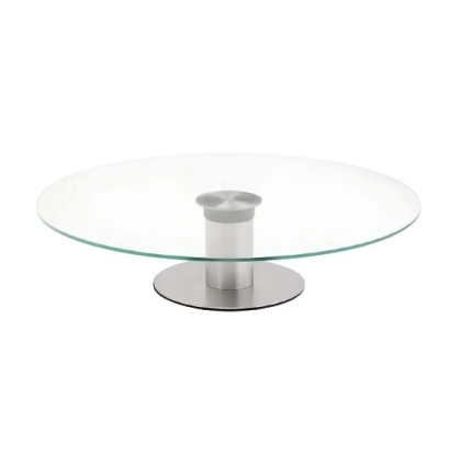 PLATO VIDRIO GIRATORIO 25 CM 