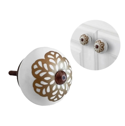 TIRADOR CERAMICA MUEBLES 2.5 CM