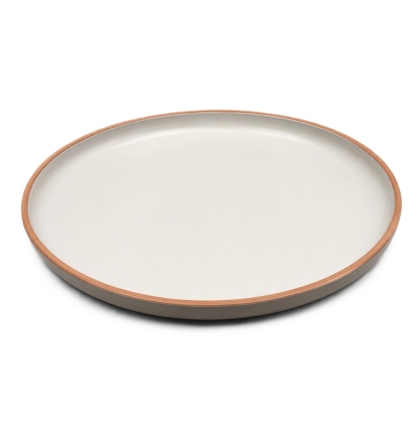 PLATO MELAMINA GRIS 27 CM